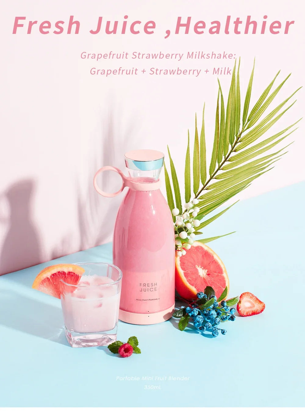 Blissence Portable Blender Bottle