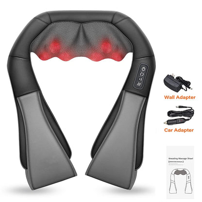 Blissence™ Deep Kneading Shiatsu Neck &amp; Shoulder Massager with Heat