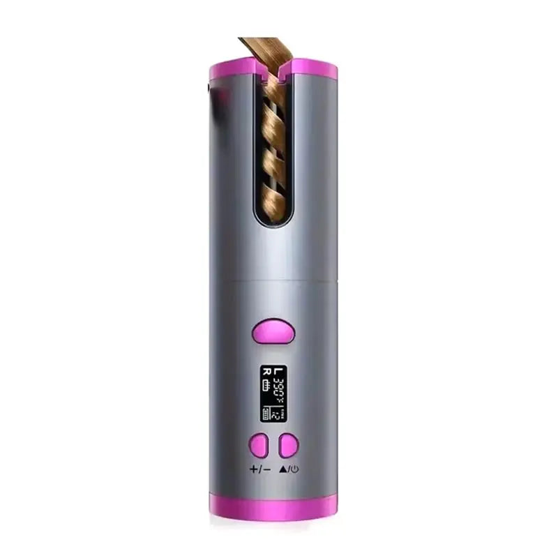 Blissence™ Cordless Automatic Hair Curler | Rechargeable Rotating Curling Iron