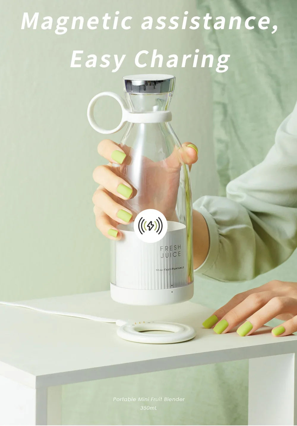 Blissence Portable Blender Bottle